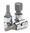 6.3MM系列公制六角旋具套筒4mm；86-721-1-22