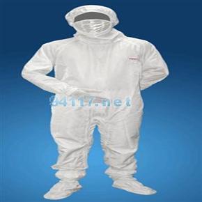 連體式無塵服S碼 含帽 100級無塵室