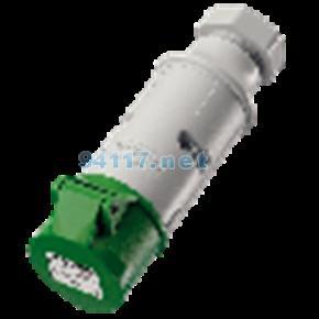 649曼奈柯斯IP44低壓插頭20-25V 32A 3P